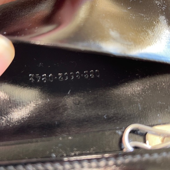 Authentic Vintage Gucci Key case. Black leather & logo canvas. EUC. Includes Box - Picture 7 of 7